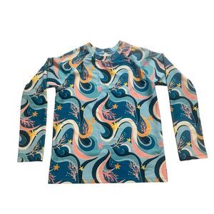 Mott 50 Maisonette swim shirt SPF 50+ long sleeve rash guard sz 10